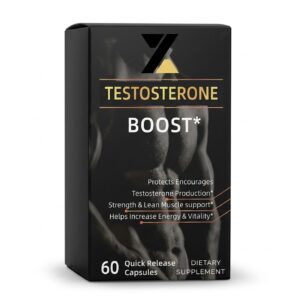 Testosterone Boost - Energy & Vitality Support, 60 Capsules